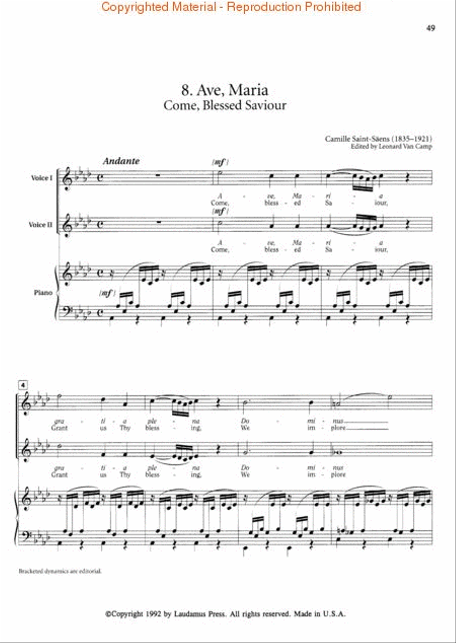 A Dozen Duets – Vocal Duets Vocal Duet scores gallery preview page 3