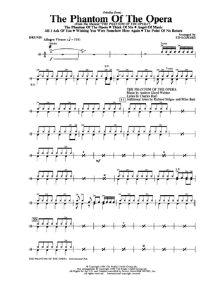 The Phantom Of The Opera (Medley) (arr. Ed Lojeski) - Drums