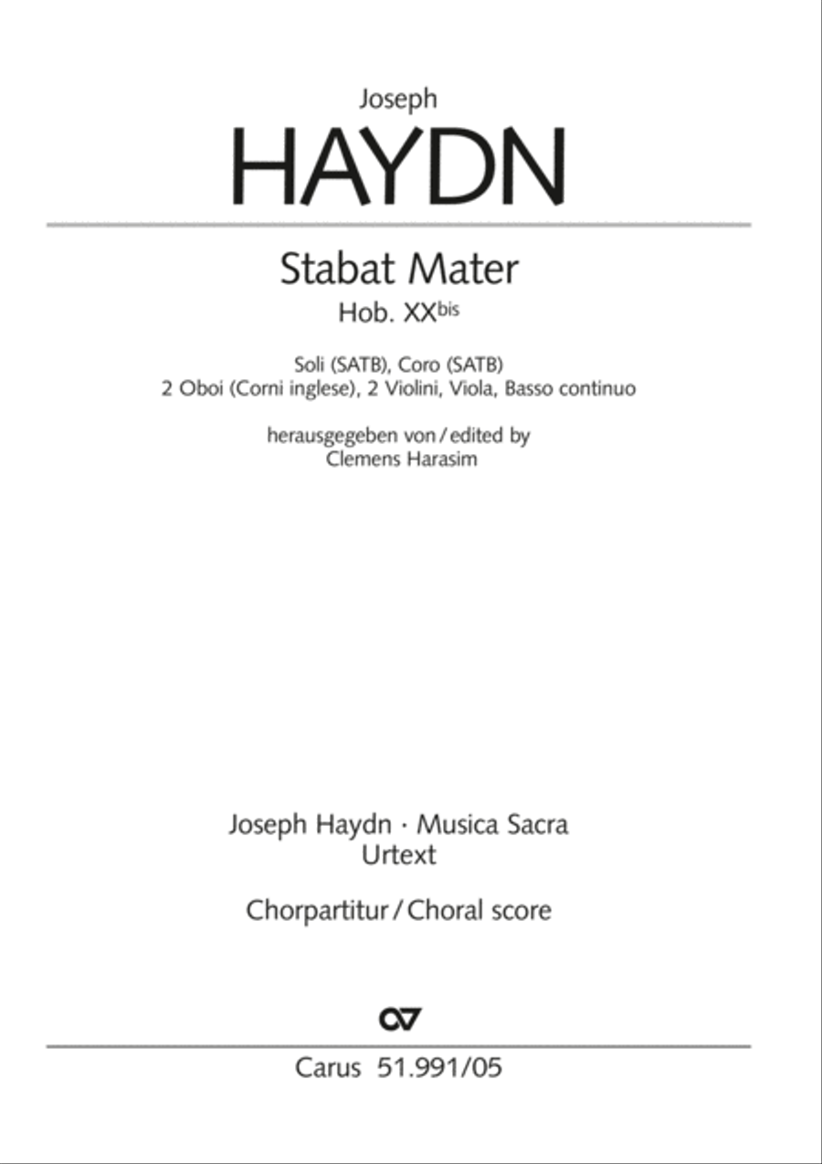 Stabat mater 4-Part scores gallery preview page 2