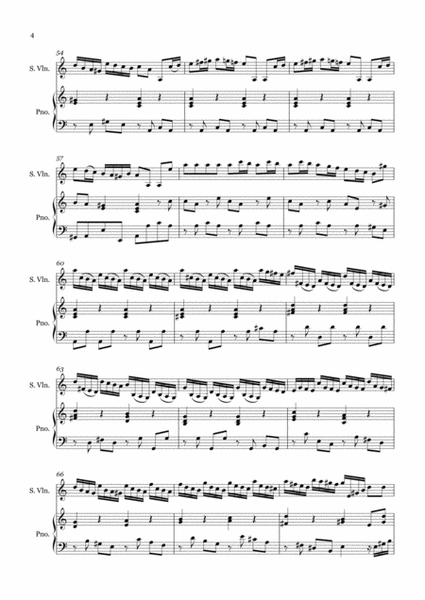 Vivaldi Violin Concerto Op.3 No.6 for Violin and Piano image number null