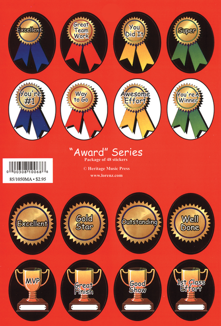 Stickers - Award Series