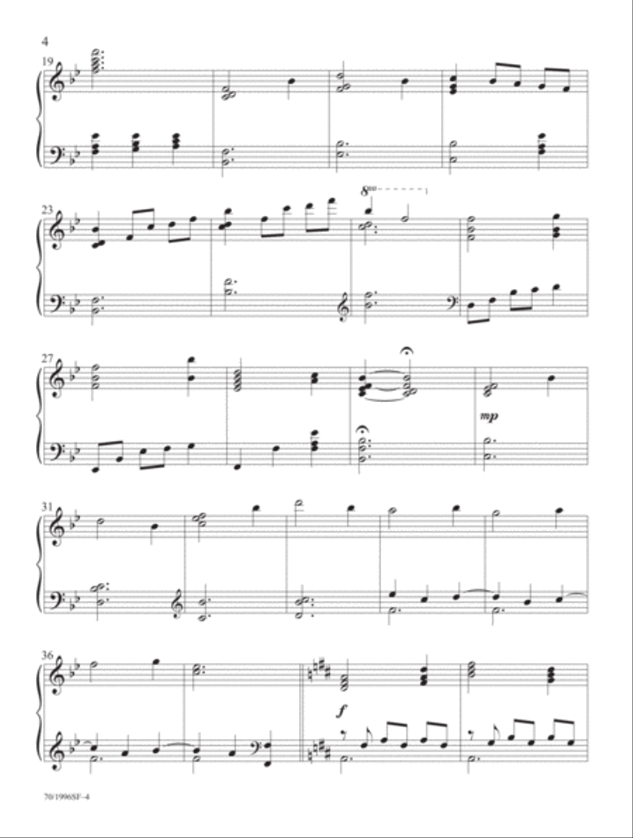 In the Light of the Cross Piano Solo scores gallery preview page 4
