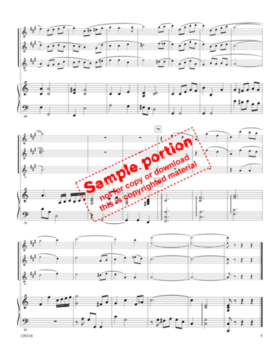 How Long Has It Been Woodwind Trio scores gallery preview page 4