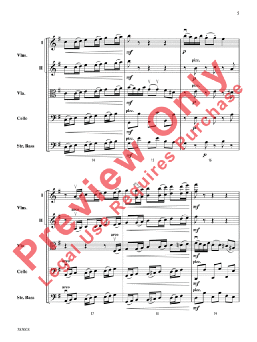 Nordic Suite String Orchestra scores gallery preview page 6