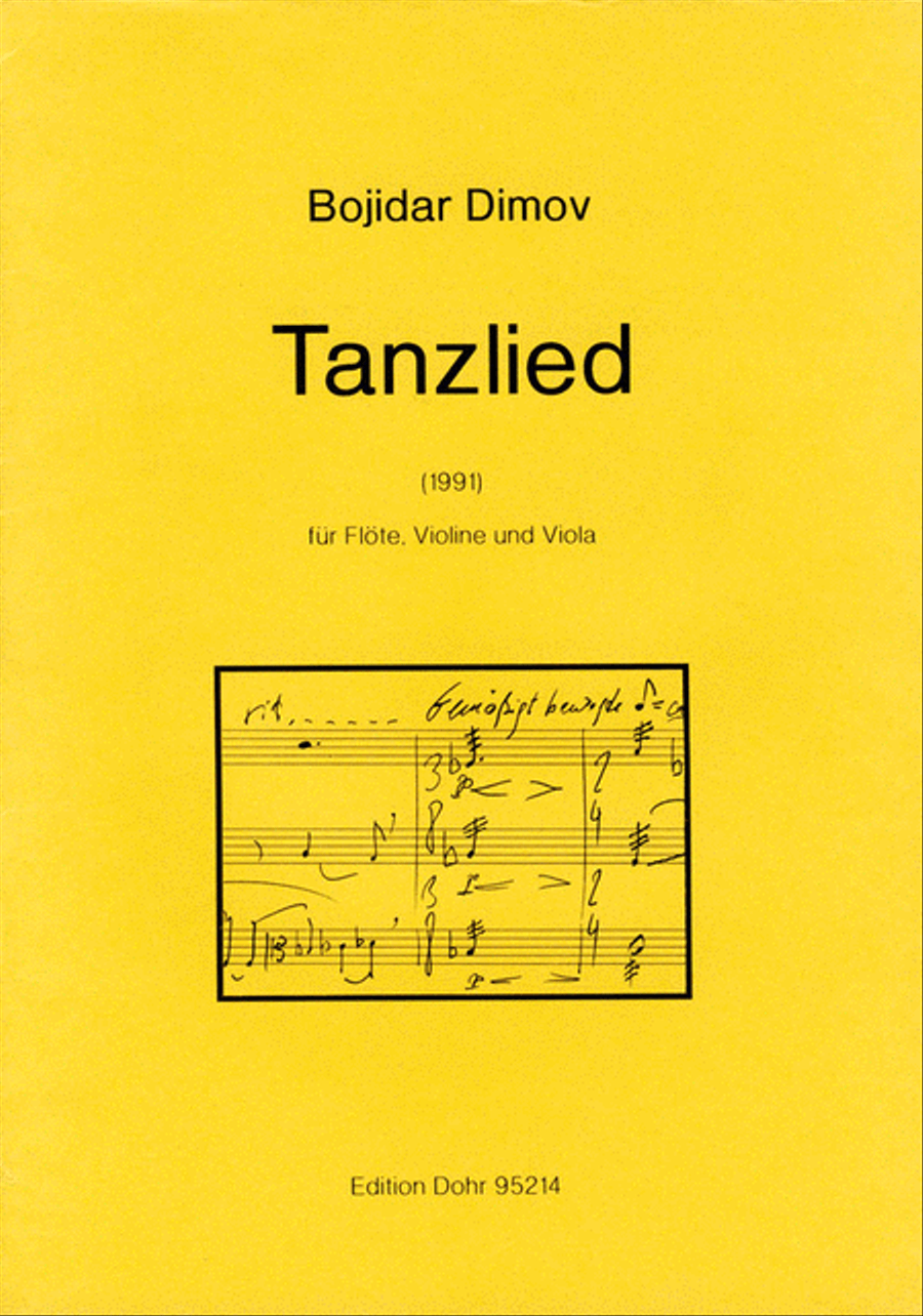 Tanzlied für Flöte, Violine und Viola (1991) Flute scores gallery preview page 1
