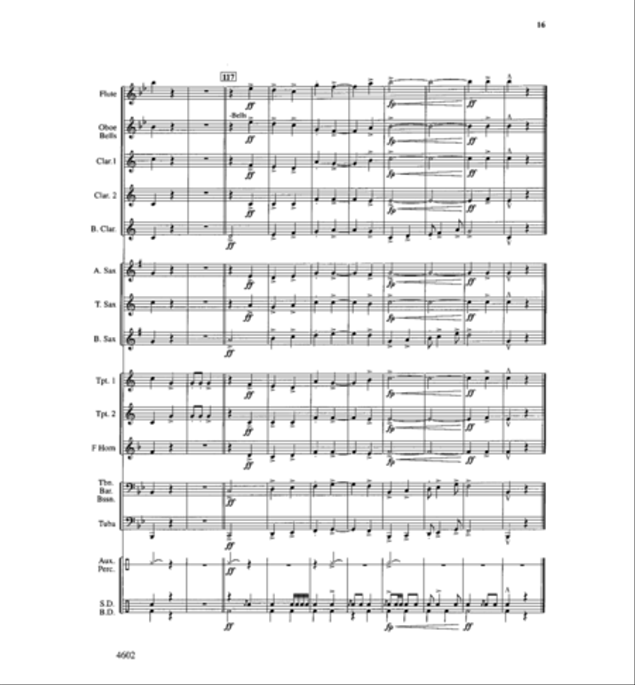 Band Avenue Concert Band scores gallery preview page 16