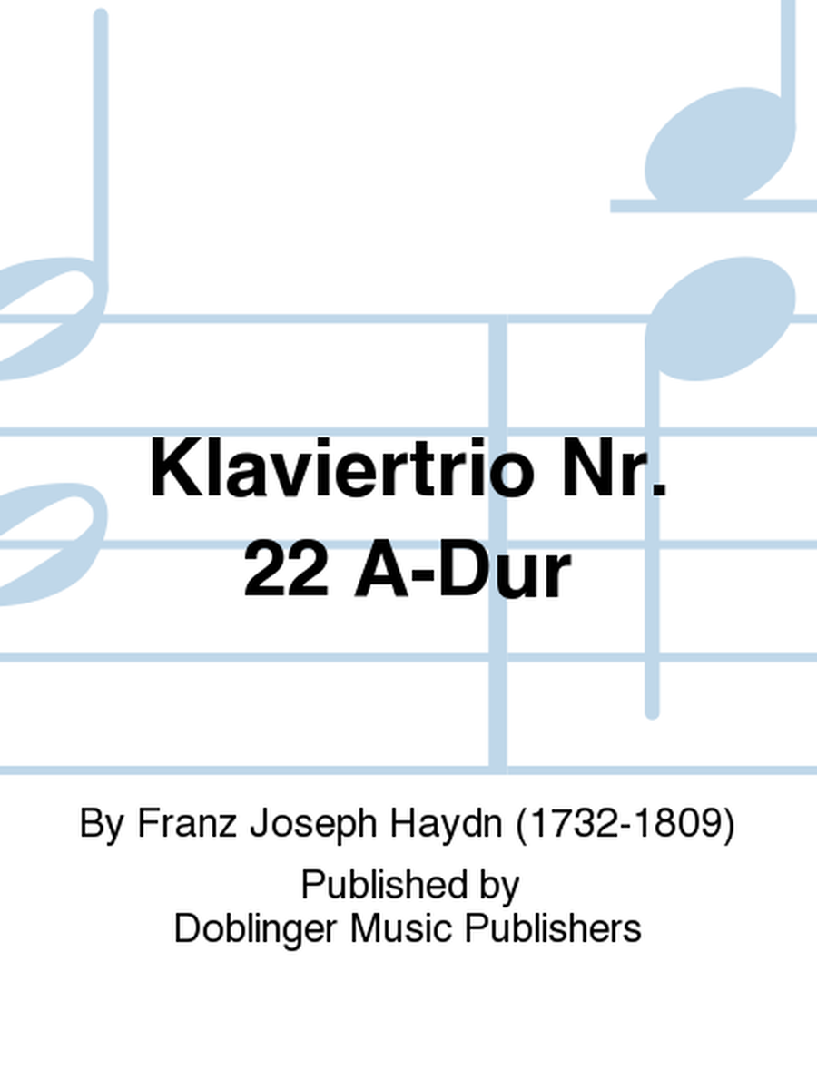 Klaviertrio Nr. 22 A-Dur