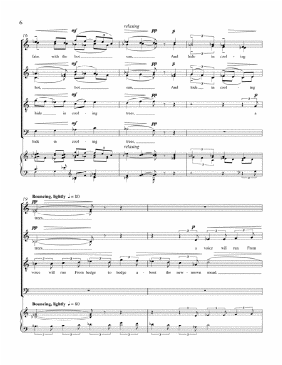 The Poetry of Earth Divisi scores gallery preview page 5