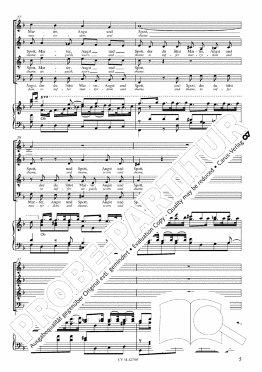 Thou who, a God, as man yet came (Herr Jesu Christ, wahr' Mensch und Gott) STB scores gallery preview page 10