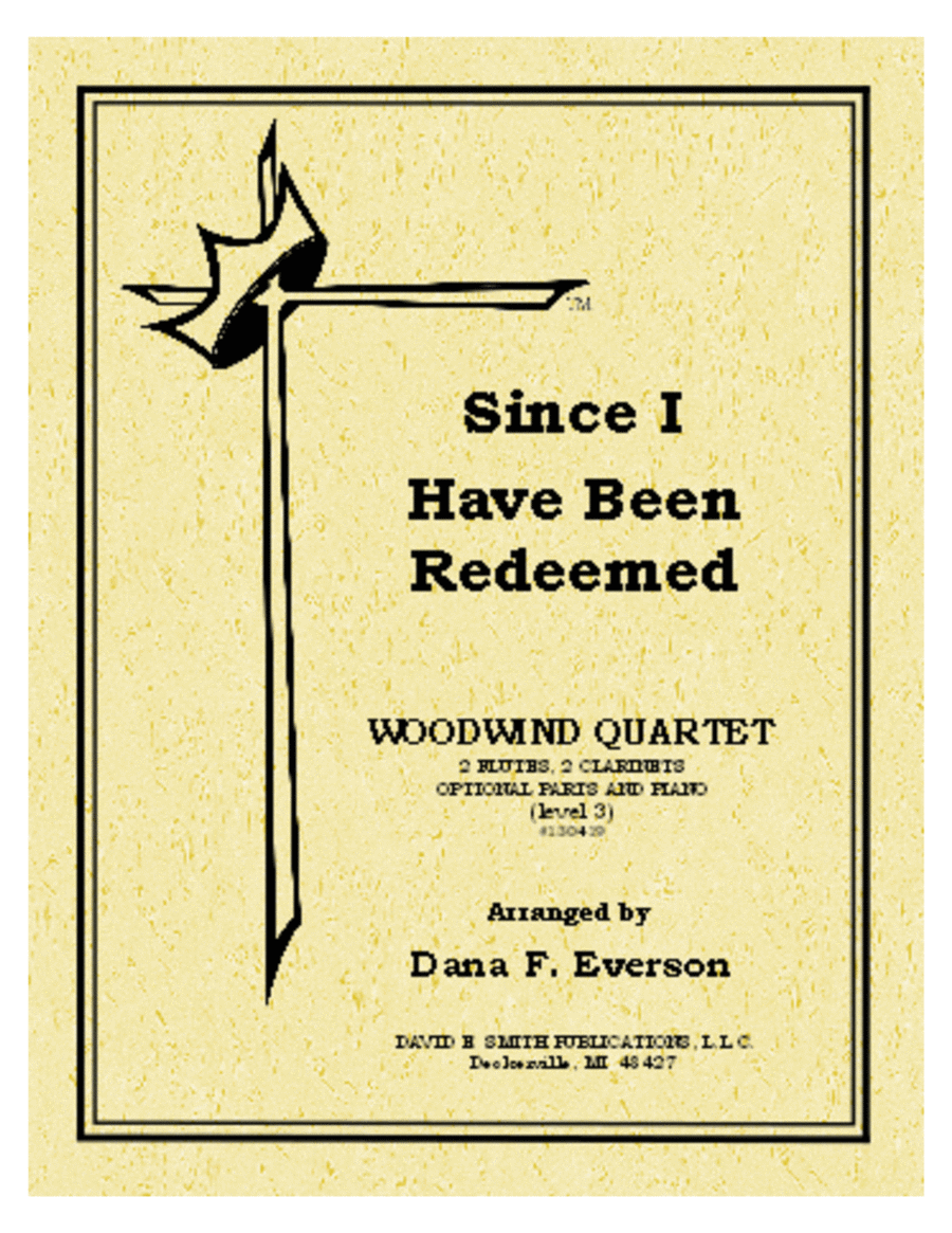 Since I Have Been Redeemed Woodwind Quartet scores gallery preview page 1