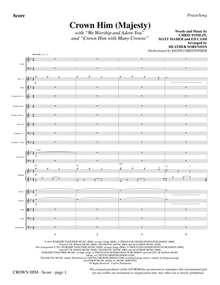 Book cover for Crown Him (Majesty) - Full Score