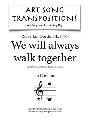 Book cover for We Will Always Walk Together