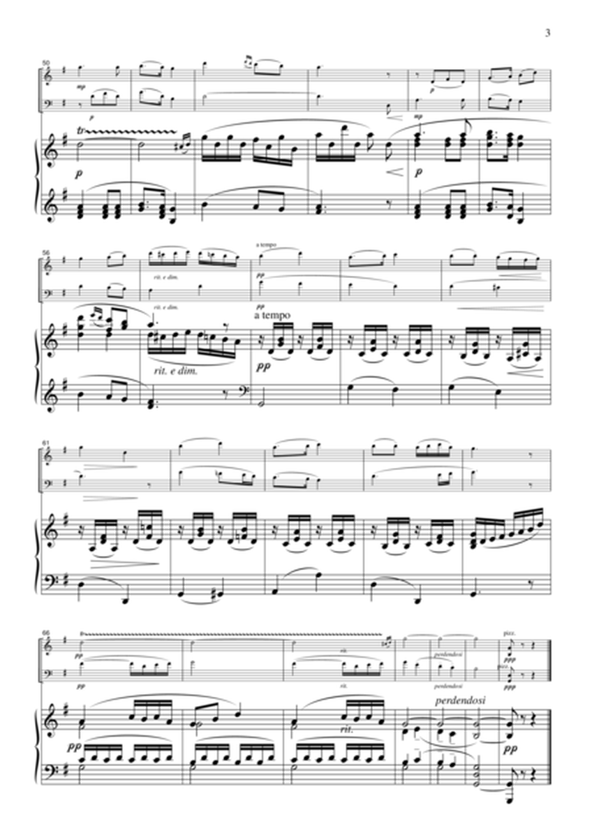 Schubert  Lullaby Op.98, No.2(Violin, Cello & Piano)