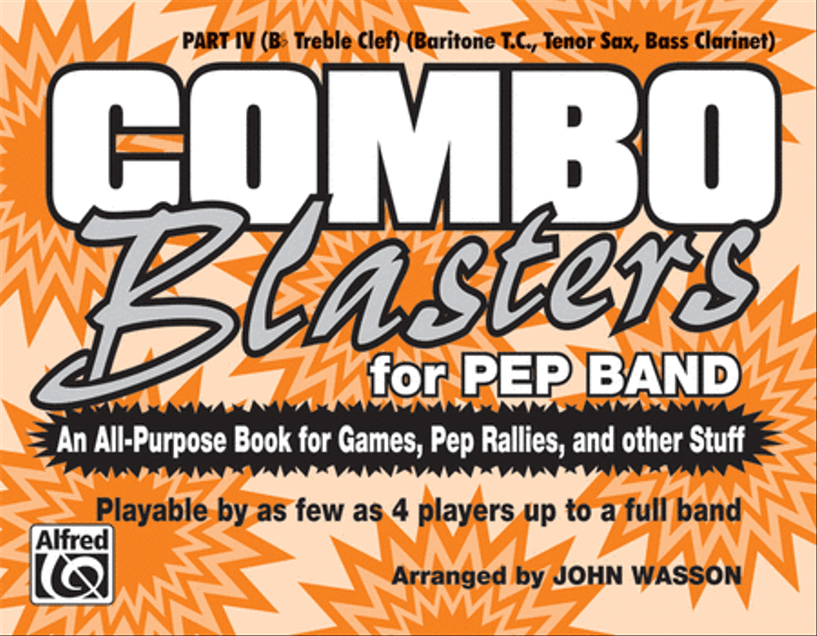 Combo Blasters for Pep Band - Part IV (Tenor Sax, Baritone) Pep Band scores gallery preview page 1
