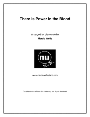 Book cover for There is Power in the Blood