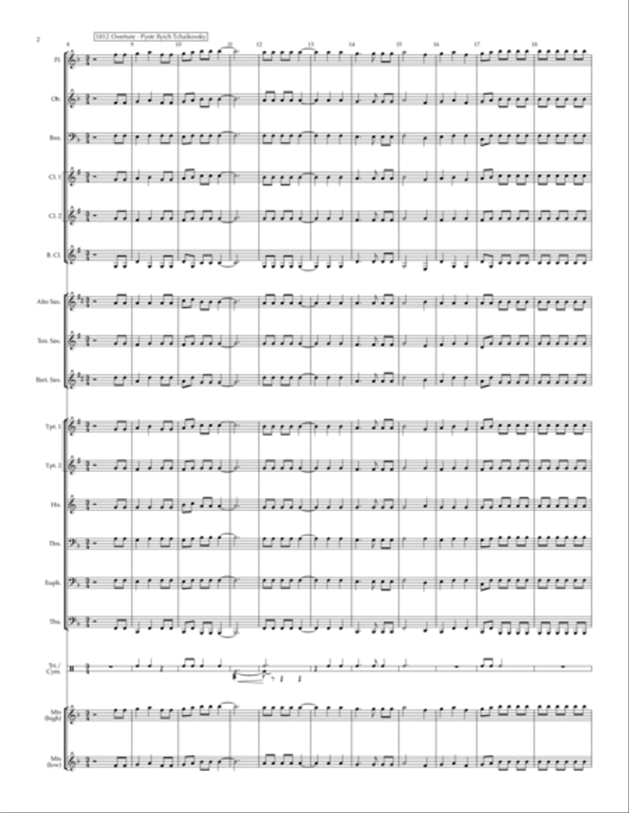 Classical Chorales for Band #1 - Intermediate Edition