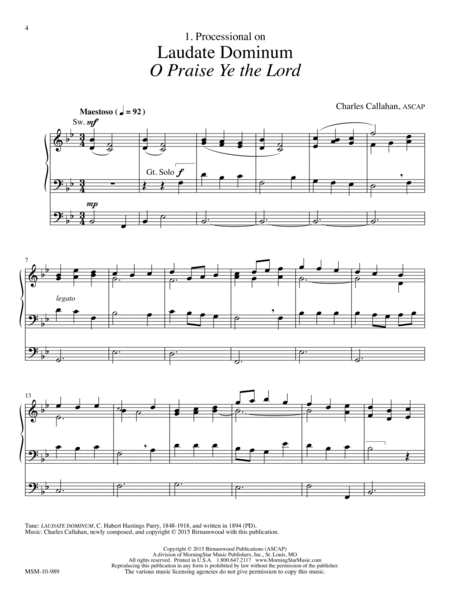 English Hymn Tune Suite image number null