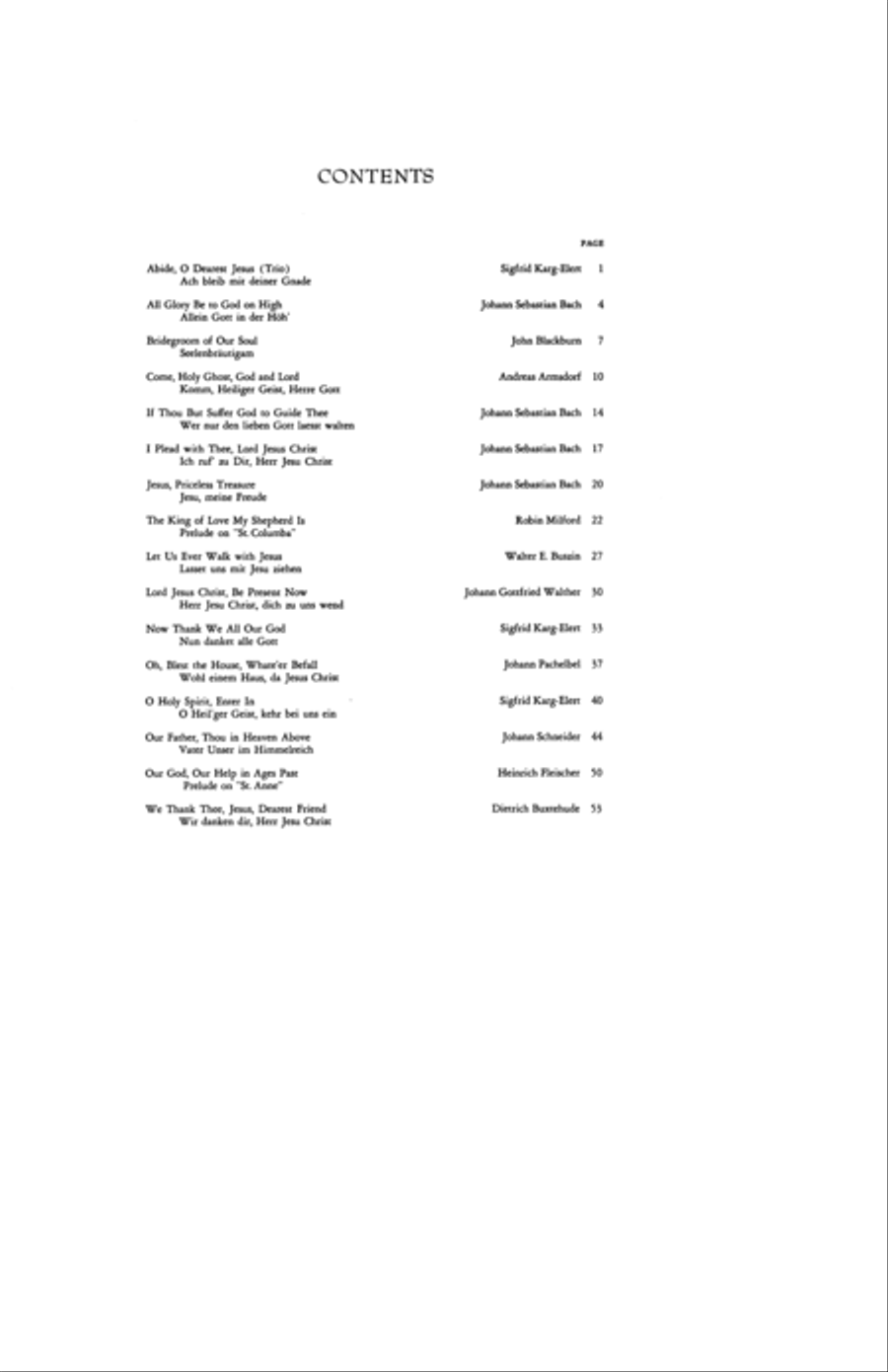 Wedding Music, Part II (Hymn Tune Preludes)