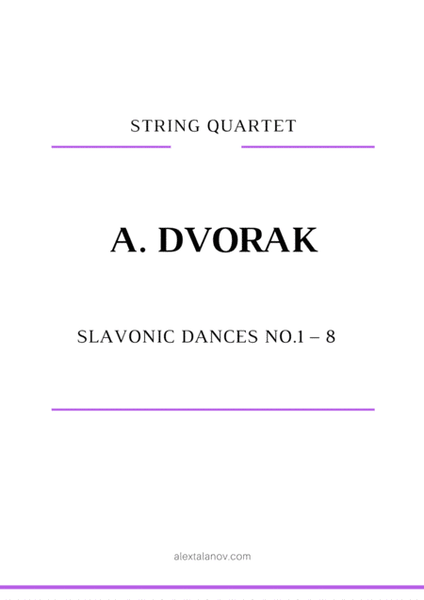 Slavonic dances" No.1 – No.8