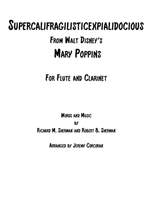 Book cover for Supercalifragilisticexpialidocious from Walt Disney's MARY POPPINS