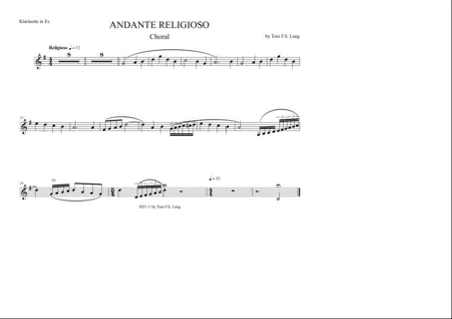 Andante Religioso Andante Religioso Concert Band scores gallery preview page 6