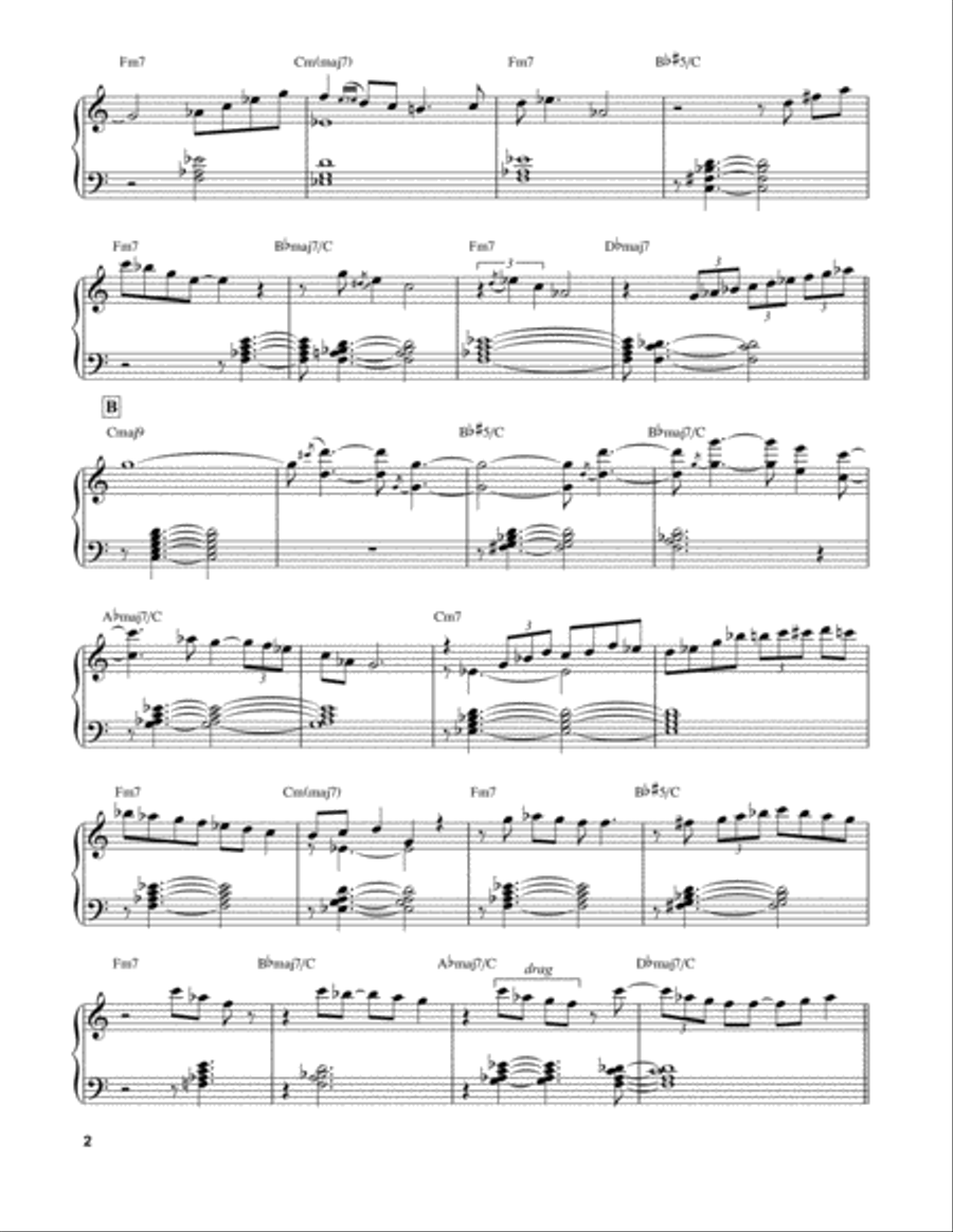 Re Person I Knew by Bill Evans Piano Digital Sheet Music Sheet