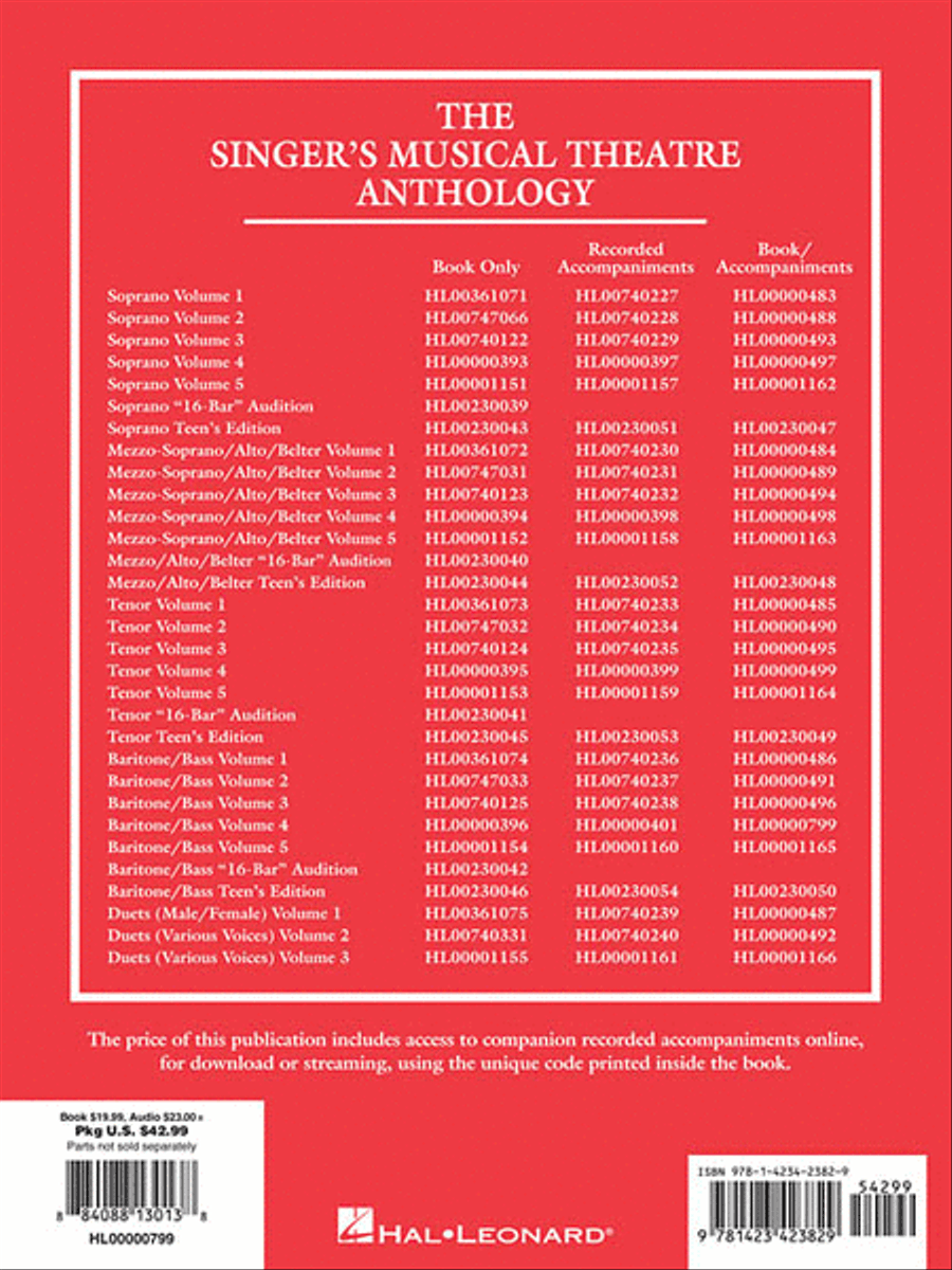 Singer's Musical Theatre Anthology – Volume 4 Baritone Voice scores gallery preview page 2