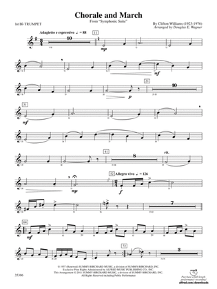 Chorale and March: 1st B-flat Trumpet