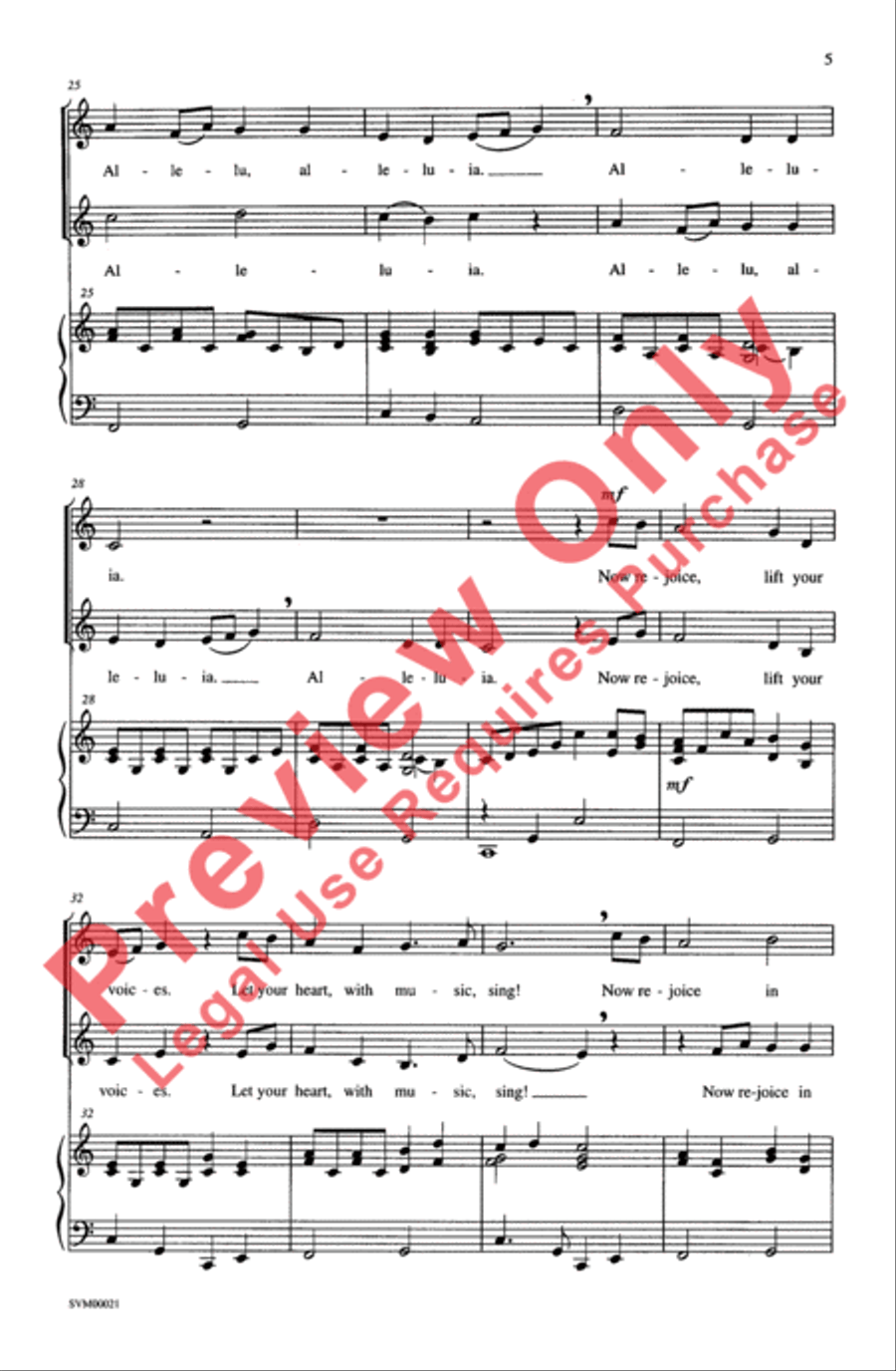 Sing Alleluia 2-Part scores gallery preview page 4