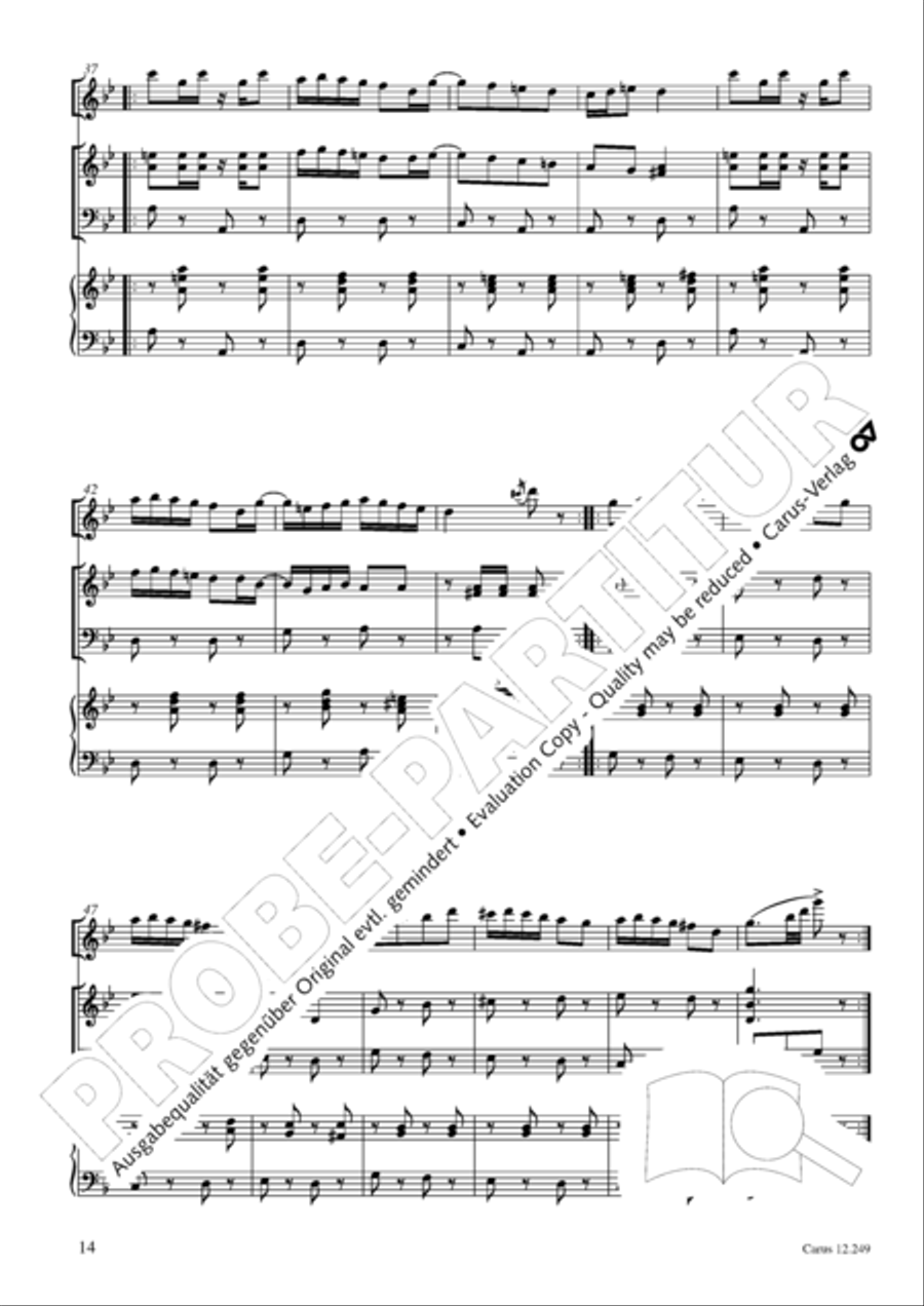 Mause in der Michaelskirche 4-Part scores gallery preview page 15