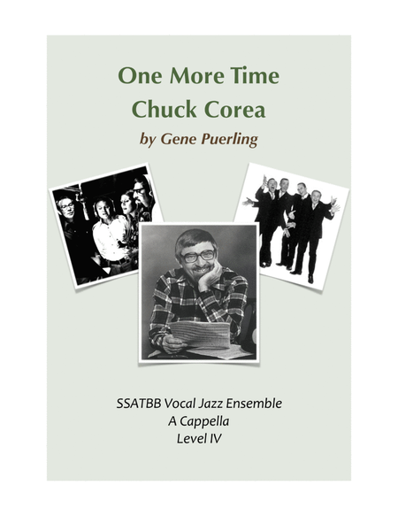 One More Time Chuck Corea - Gene Puerling - SSATBB A Cappella image number null