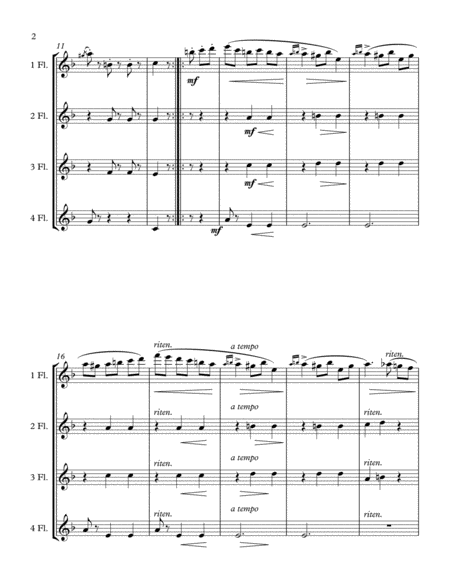 La Styrienne - Flute Quartet image number null
