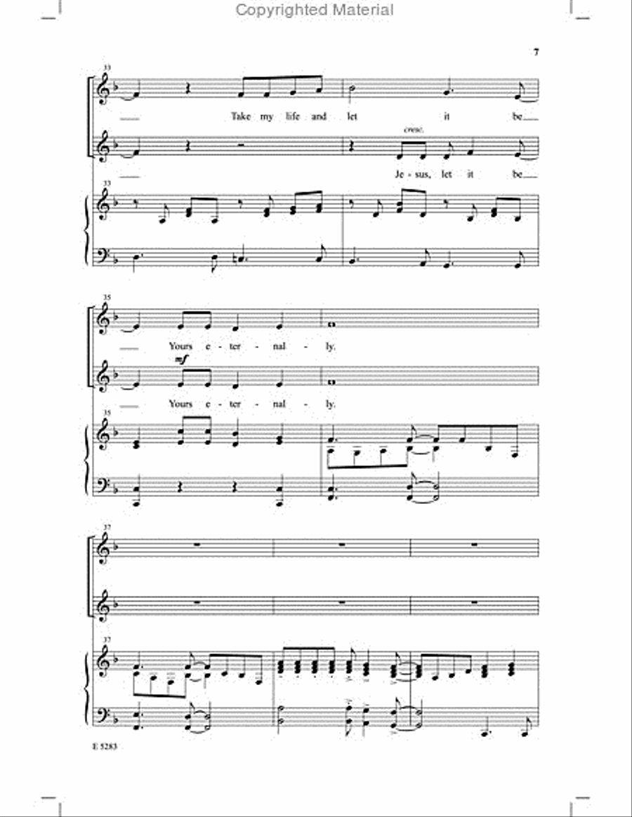 I Will Do My Best for Jesus Unison Choir scores gallery preview page 6