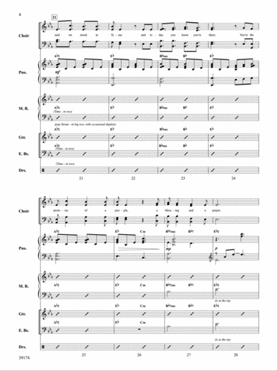Taking Your Place Taking Your Place Choir scores gallery preview page 5