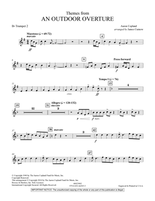 Themes from An Outdoor Overture - Bb Trumpet 2