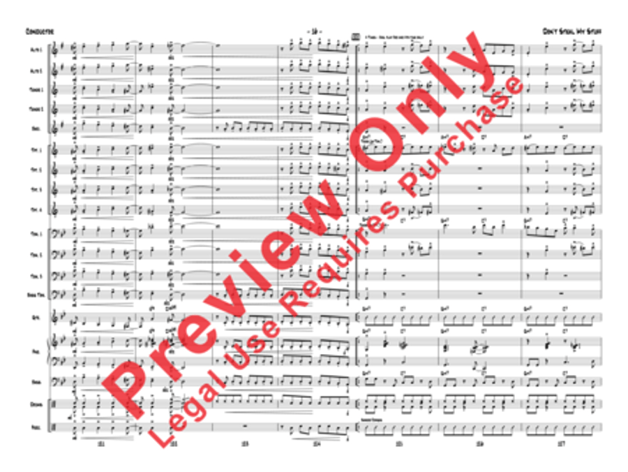 Don't Steal My Stuff Don't Steal My Stuff Jazz Ensemble scores gallery preview page 39
