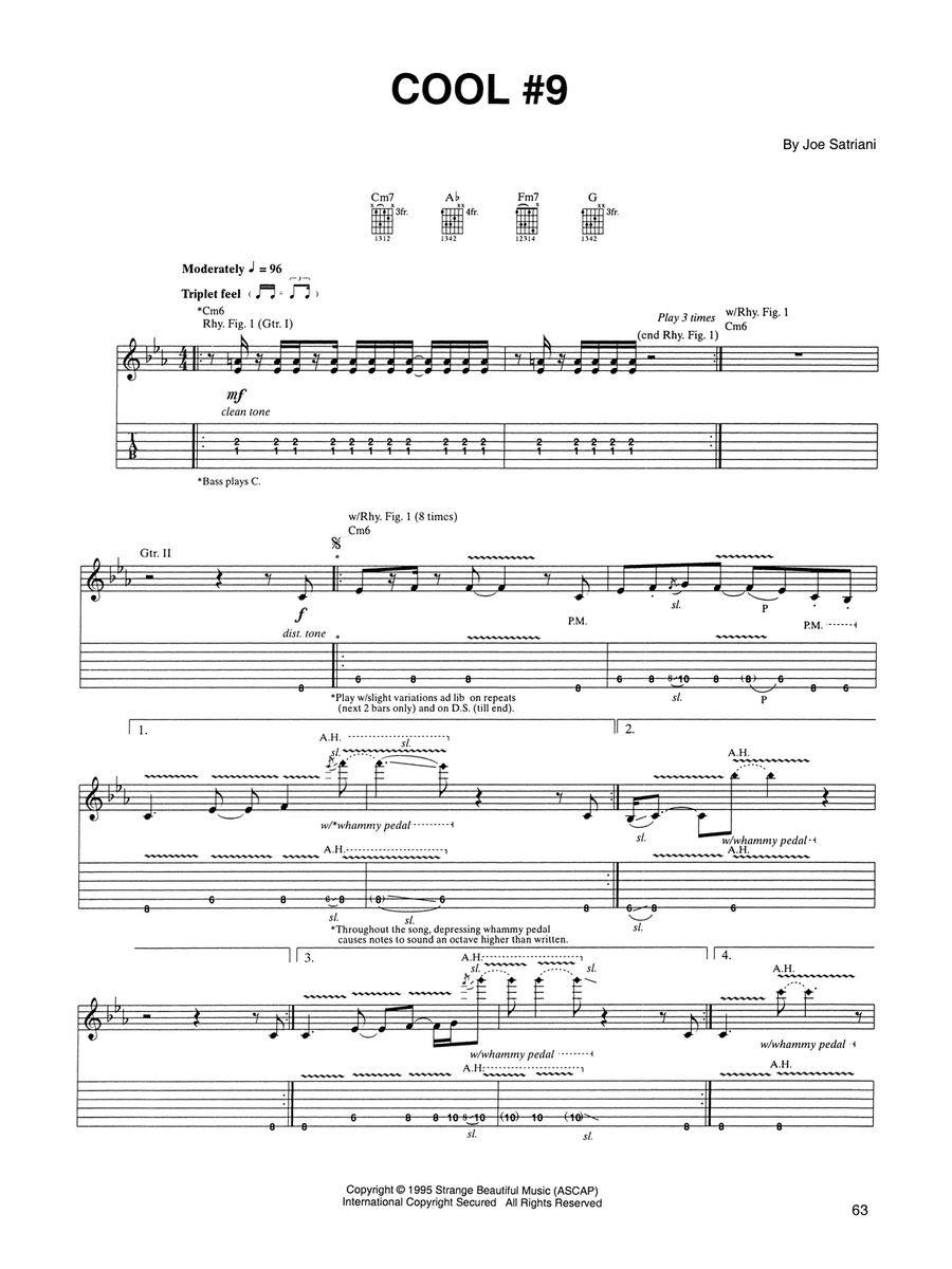 Cool #9 Acoustic Guitar scores gallery preview page 1