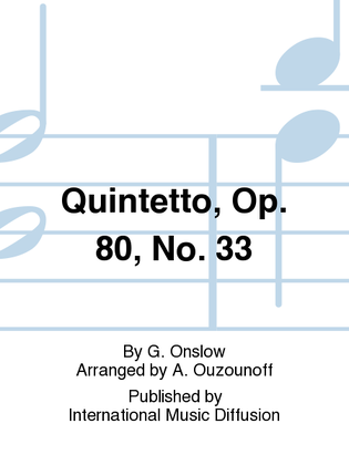 Quintetto, Op. 80, No. 33