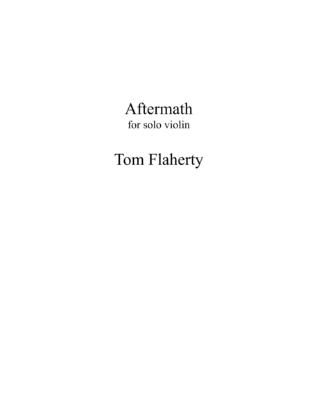 [Flaherty] Aftermath