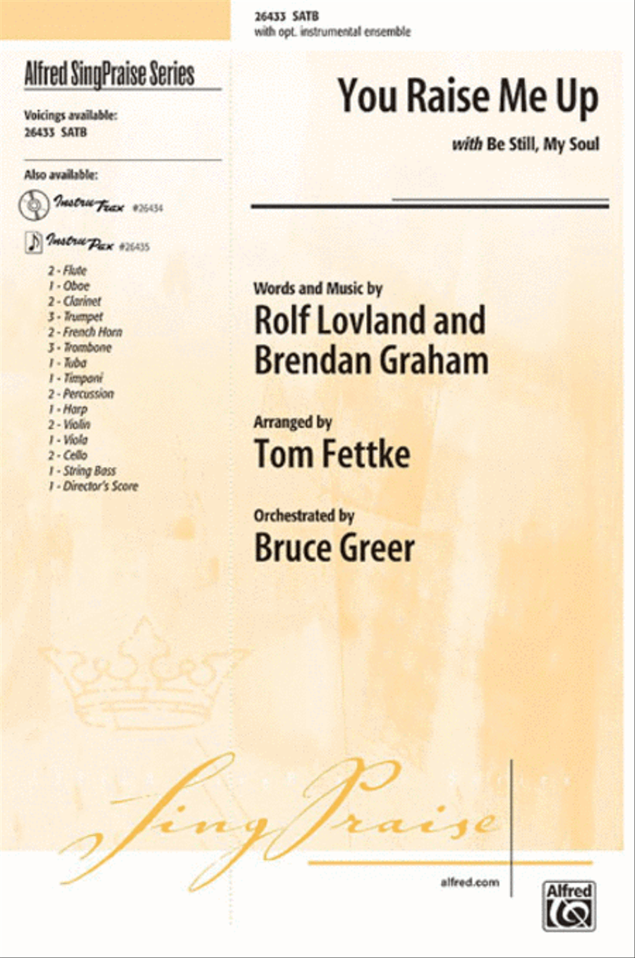 You Raise Me Up 4-Part scores gallery preview page 1
