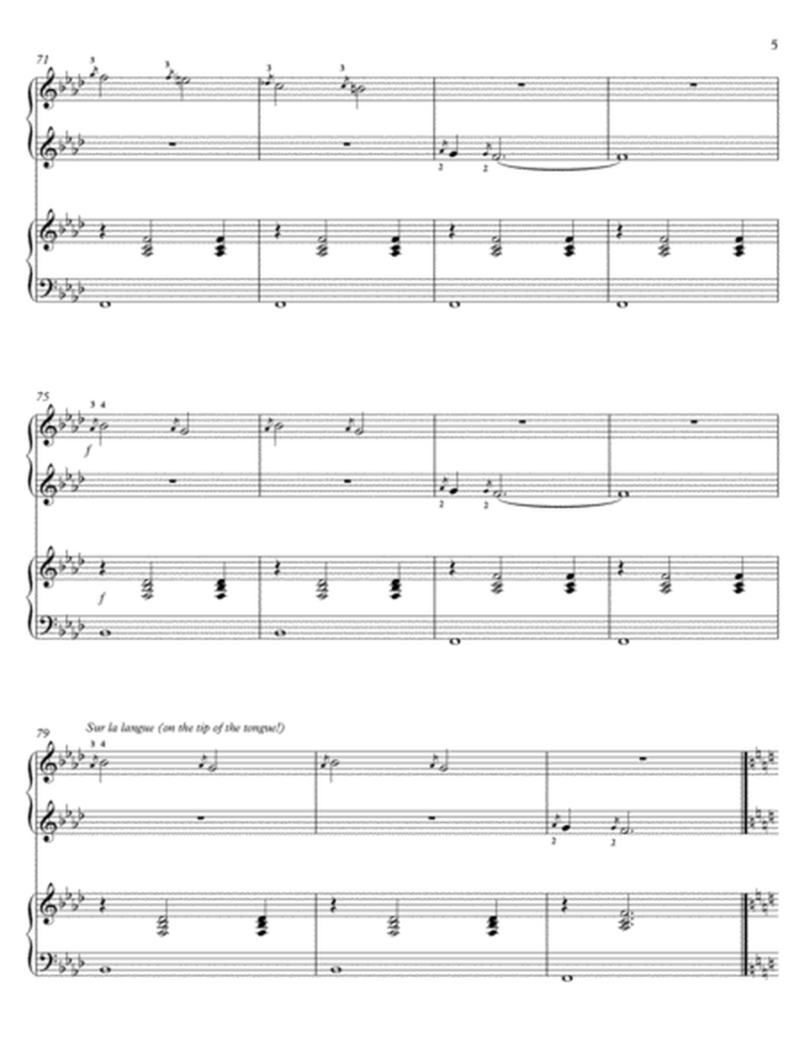 Erik Satie - Trois Gnossiennes, for piano duet