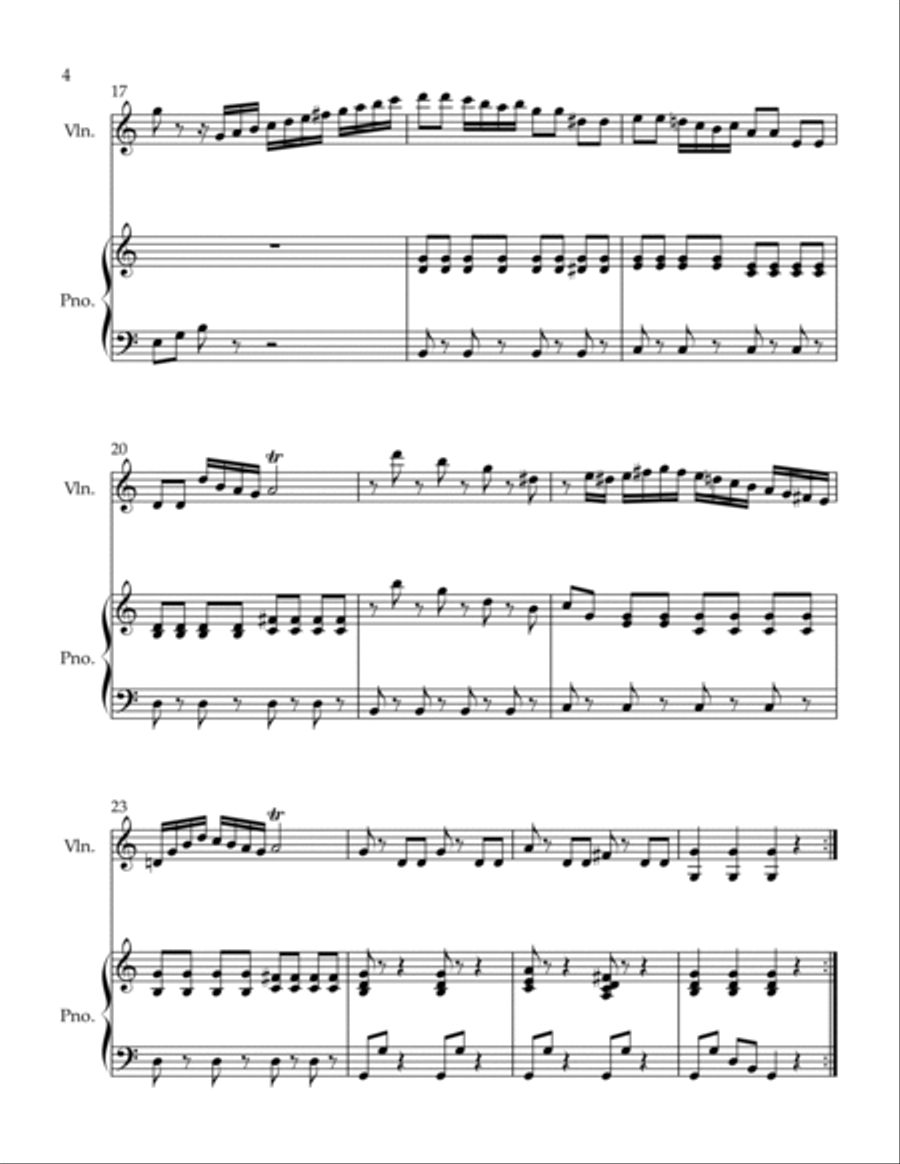 Spiritoso Violin Solo scores gallery preview page 4