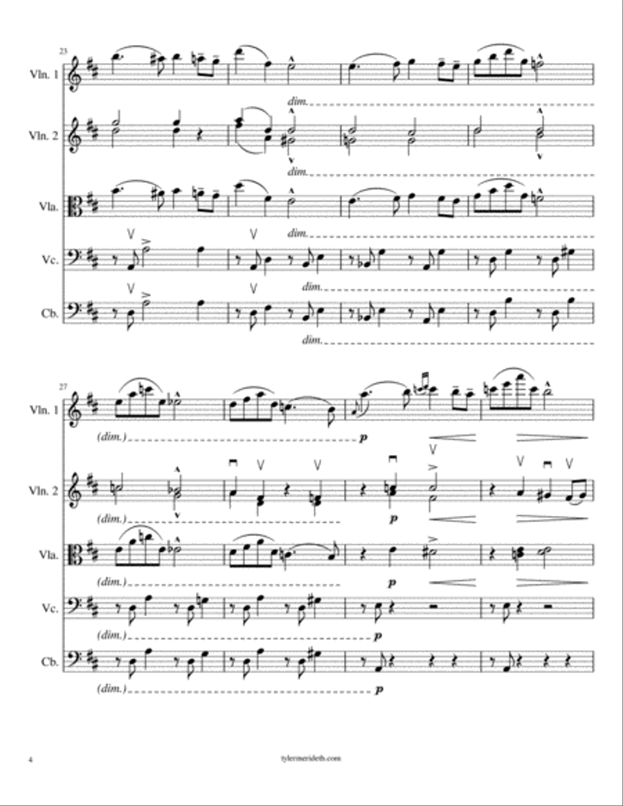 Introduction from African Suite for String Orchestra String Orchestra scores gallery preview page 4