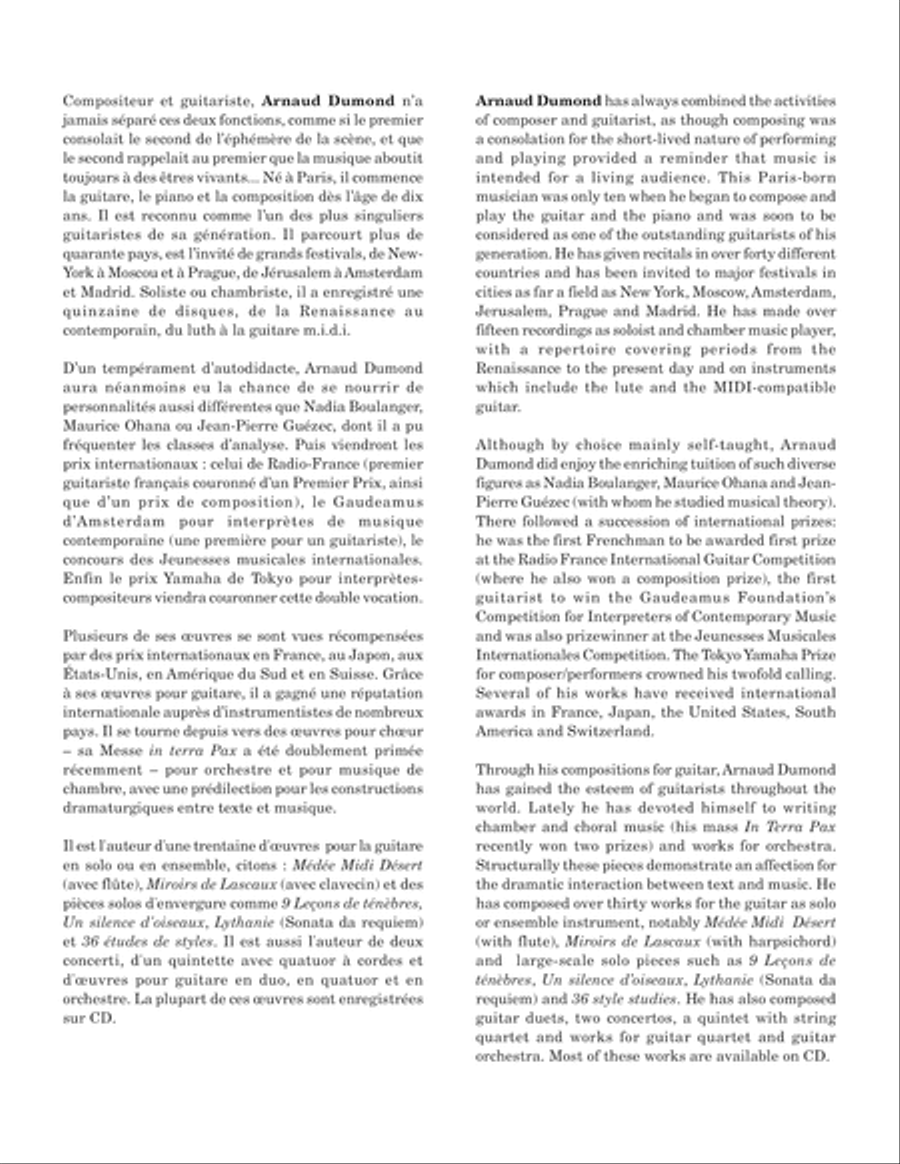 Le Temps voleur en fuite Guitar Ensemble scores gallery preview page 2