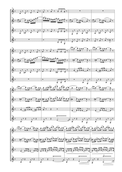 Carmen Suite No. 2 for Clarinet Quartet image number null