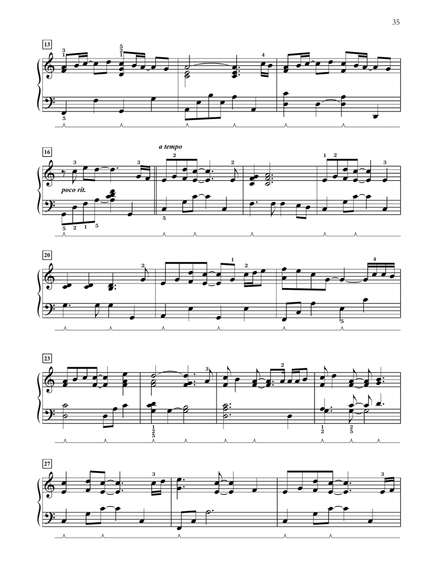 When God Made You (arr. Carol Tornquist) Piano Solo scores gallery preview page 2