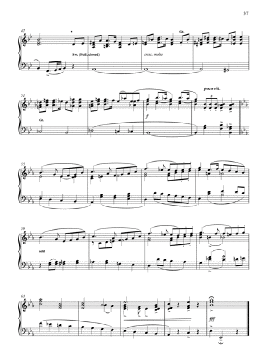 Oxford Book of Lent and Easter Organ Music for Manuals Organ Solo scores gallery preview page 37