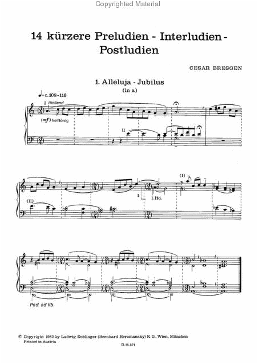 Orgelbuch I Organ scores gallery preview page 3