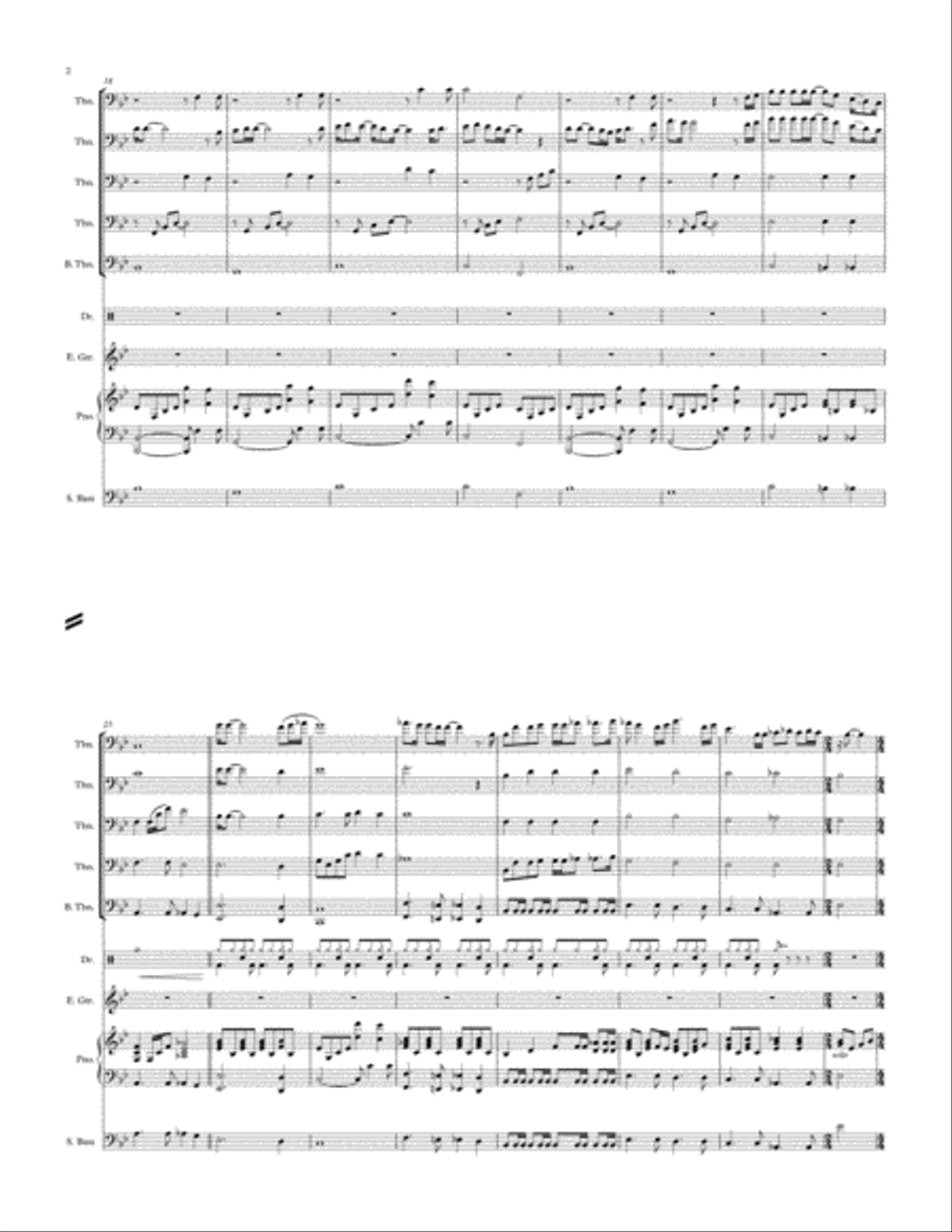 Bohemian Rhapsody Trombone Solo scores gallery preview page 2