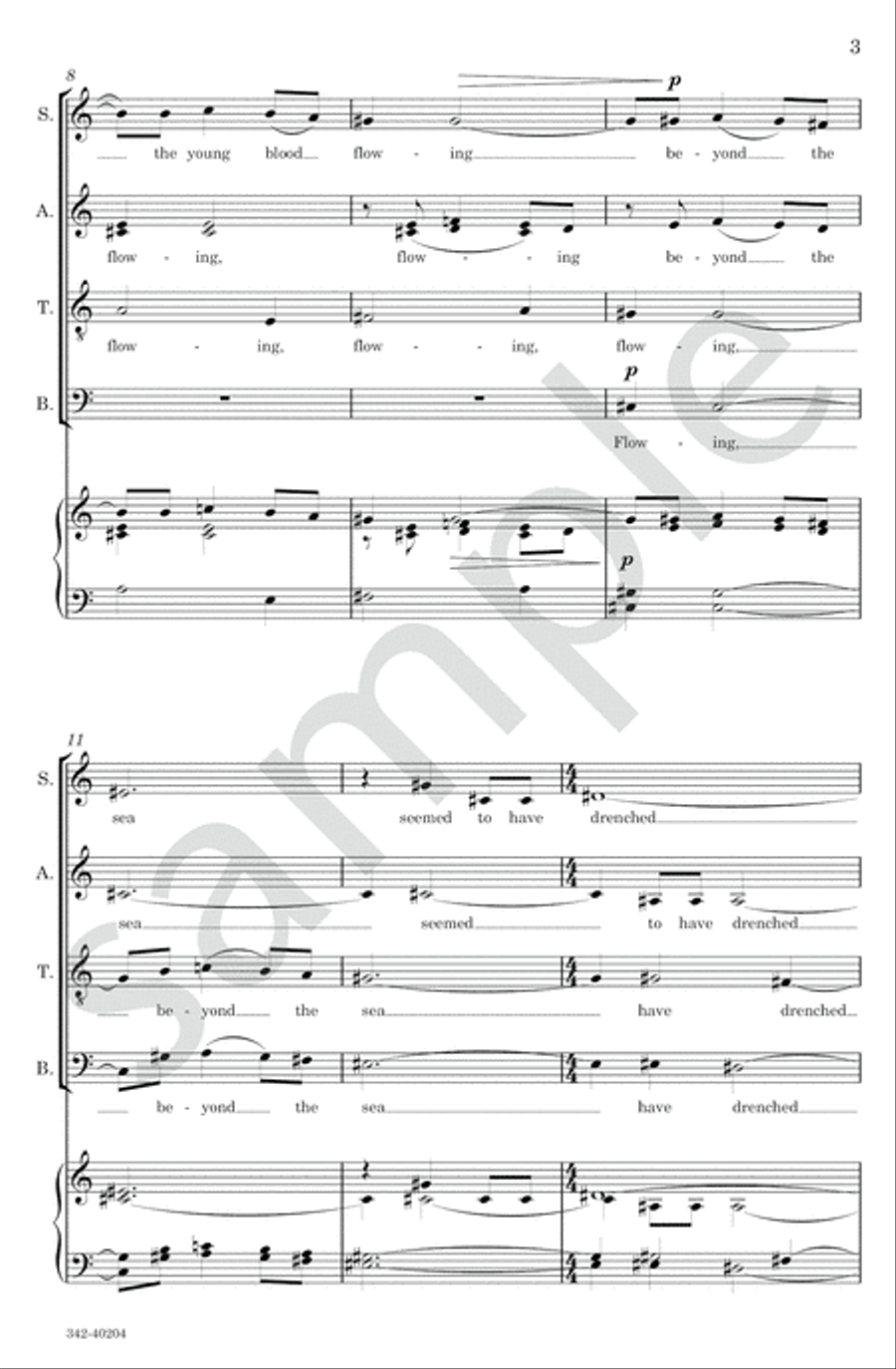 Winter Stars Winter Stars 4-Part scores gallery preview page 4